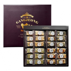 [26년 풍성한명절][수희푸드] 수제 견과류 강정 선물세트 1호 (보자기포장/쇼핑백동봉)(과세)