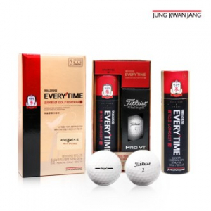 정관장 홍삼정 에브리타임 롱기스트 골프 에디션 pro v1 3구 선물세트