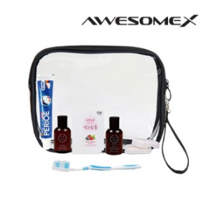 어썸엑스 프리미엄 여행용 빅투명 파우치 어메니티 세트 506호