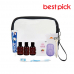 작은이미지: 베스트픽 프리미엄 여행용 클리어 파우치 세면도구 10종 세트 D형 #2