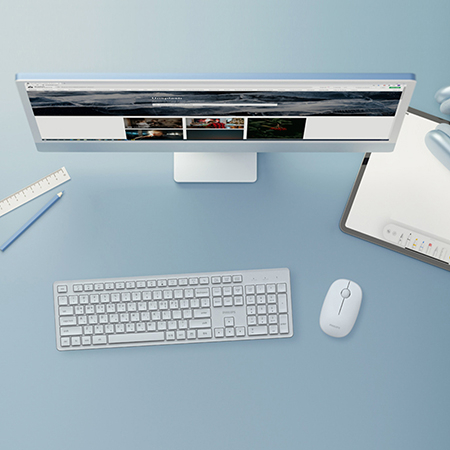 필립스 저소음 미니 초소형 무선 마우스 #4