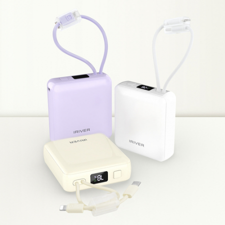 아이리버 22.5W 고속 미니 일체형 보조배터리 IFC-M10 #5