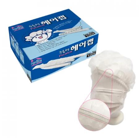 마미손 헤어캡 주름형 100매 위생모자 #2