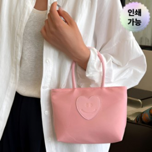 하트손가방 미니가방 하트에코백 귀여운가방 포인트가방 데일리미니백