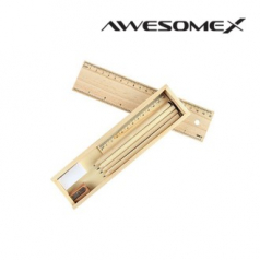 어썸엑스 나무 필통 문구세트 N203호