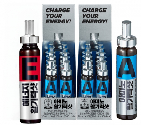 정관장 활기력샷 에너지 or 아미노 활기력샷 20ml 10병 세트 #3