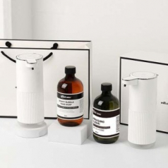 웰세스 WG-103F 버블 자동 디스펜서 1개 + 핸드워시 리필 1 + 젤 주방세제 자동 디스펜서 1개 + 주방세제 리필 1개