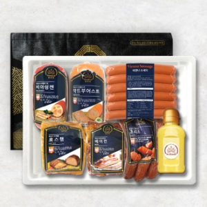 [퀸즈트] 독일 프리미엄 수제햄 선물세트 8호(소스 증정)