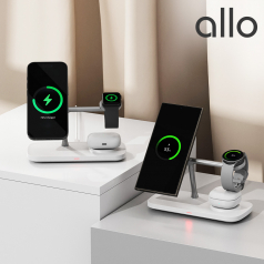 알로 UC320WQi2 Qi2 3in1 맥세이프 20W 고속 무선 멀티 충전기 거치대