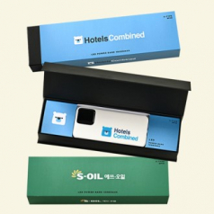 모스니에 LED보조배터리 10000mAh+자석싸바리 굿즈세트