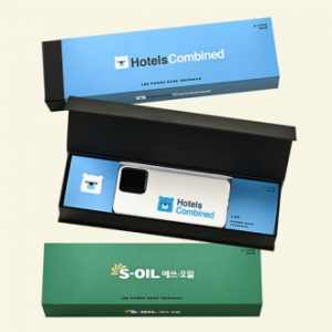 모스니에 LED보조배터리 10000mAh+자석싸바리 굿즈세트