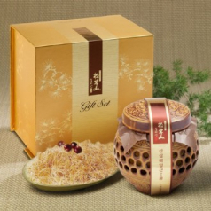[26년 풍성한명절][참자연] 산꿀 산삼배양근 담은꿀(도자기) 400g(과세)