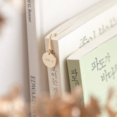 동그리 도금 각인 책갈피 북마크 제작 기념품
