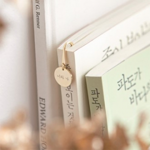 동그리 도금 각인 책갈피 북마크 제작 기념품