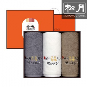 송월 새해 캘리자수 150g 3p