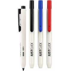 (국산)져스트클릭네임펜S(뚜껑없이간편한네임펜)