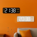 작은이미지: 에디토 모던스퀘어 무소음 LED 탁상시계 알람 온도 습도표시 #3