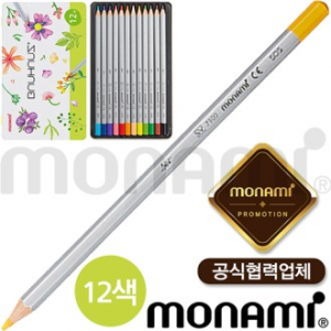 모나미-바우하우스색연필12색세트(모나미공식협력업체)