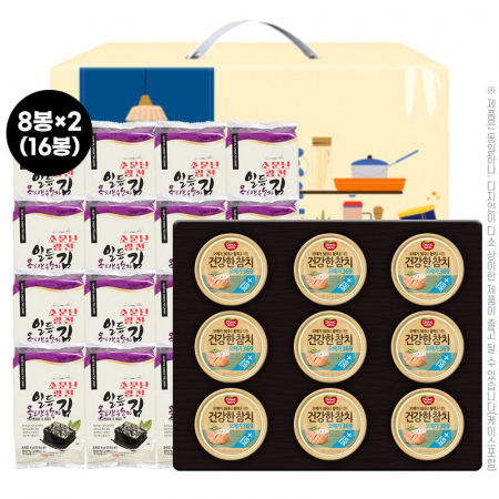 김혼합세트10종2호 김16봉 동원참치9개 #3