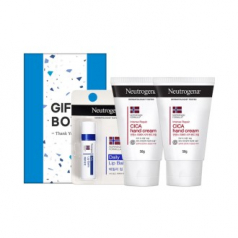 뉴트로지나 보습 3종/핸드크림2+립케어/케이스포함