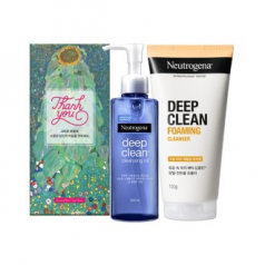 뉴트로지나 클렌징 폼+오일 2종 / 케이스 포함