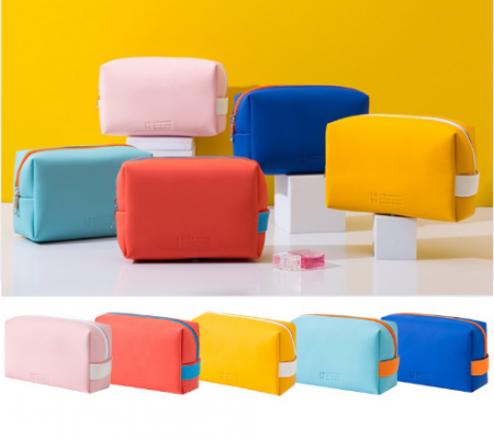 심플 칼라 파우치메이크업 화장품 생리대 다용도 휴대용 5가지 색상 #2