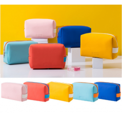 심플 칼라 파우치메이크업 화장품 생리대 다용도 휴대용 5가지 색상