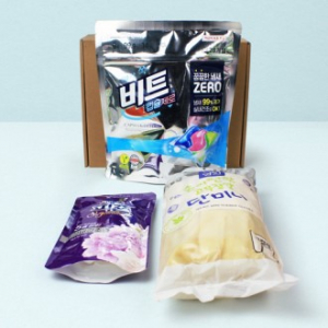 비트 캡슐세제 28개입+단미니고무장갑 10 컬레+피죤+ 끈케이스