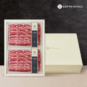 [26년 풍성한명절][롯데호텔] 프리미엄 LA갈비(초이스등급) 선물세트 [4kg](면세)