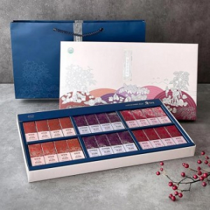 [26년 풍성한명절][밤뜨래] 국산원물 양갱 선물세트 960g (밤/고구마/팥-각8입씩)(과세)