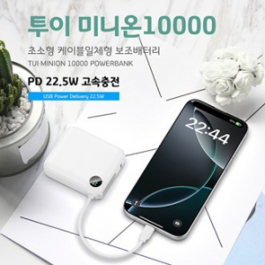 [TUI] 투이 미니온 10000 고속충전 보조배터리 PD22.5W