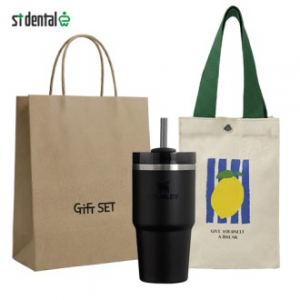 스탠리 퀜처 플로우스테이트 텀블러 591ml 블랙 (파우치+쇼핑백)