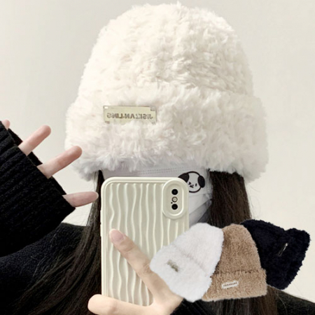 윈터 허그 비니 털모자 방한모자 #2