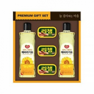 [동원] 행복 6호 (리챔 오리지널 120g x 3 동원 해바라기유 500ml x 2) 쇼핑백포함