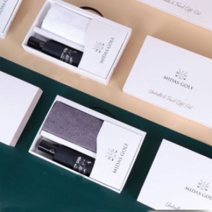 마이다스 3단 완자동 암막솔리드 블랙우산+타올세트