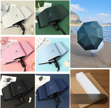 UV 자외선 차단 3단 양우산 #2