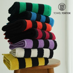 국내생산 타월톡톡 홀리데이 40수코마사 200g 고급호텔수건 세면타올