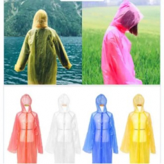 휴대용 일회용 우비 우의