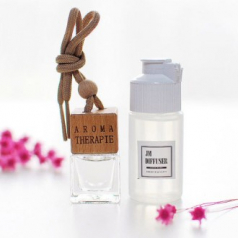 프리미엄 JM 차량용 디퓨저 우드캡 방향제 선물세트