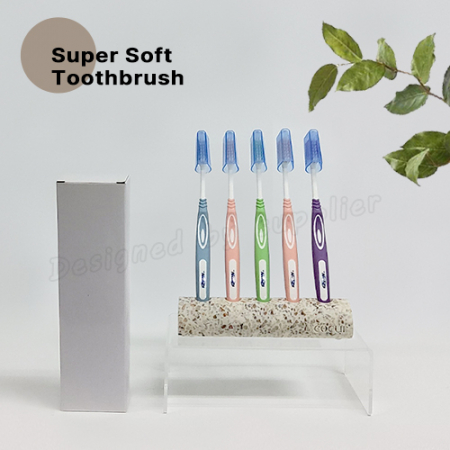 니치 슈퍼소프트캡칫솔5p 슬림모 구강세트(종이케이스포함) #5