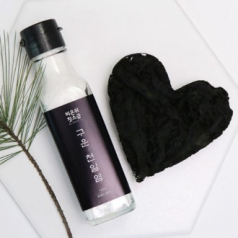 비온뒤첫소금 천일염 120ml+자른하트미역 20g 세트 소금선물세트