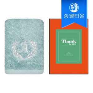 송월타올 땡큐 기프트세트(에이스170g1매+케이스+스티커) 감사 답례품
