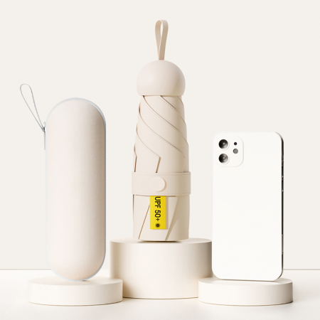 골드라인 초경량 머쉬룸 파우치 암막 5단 우양산 #3