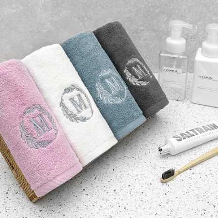 송월타올 땡큐 기프트세트(메이저130g4매+크라프트박스+스티커) 감사 답례품 #4