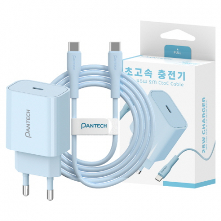 팬택 PD 25W 1포트 파스텔 충전기 (45W 2M CtoC케이블포함) #3