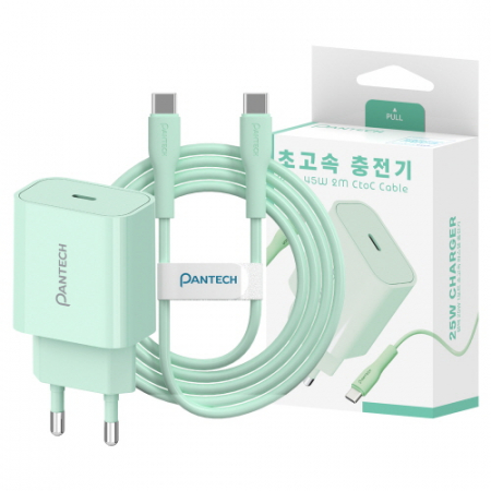 팬택 PD 25W 1포트 파스텔 충전기 (45W 2M CtoC케이블포함) #4