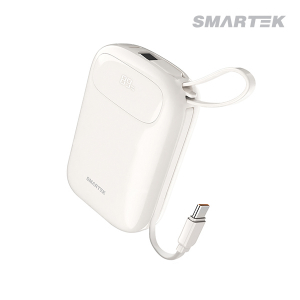 스마텍 STPB-FB2 PD 22.5W 20000mAh 고속 충전  일체형 듀얼케이블 보조배터리