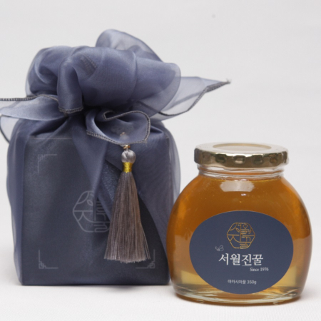 천연벌꿀 국내산 꿀 명절 답례품 선물세트 서월진꿀 350g 전통포장 #2