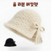 작은이미지: 울리본버킷햇 리본버킷햇 울버킷햇 겨울버킷햇 따뜻한버킷햇 여성버킷햇 #2