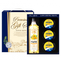 프리미엄 선물세트 기쁨3-1호(해표카놀라유500mlx1병+사조참치85gx3캔)